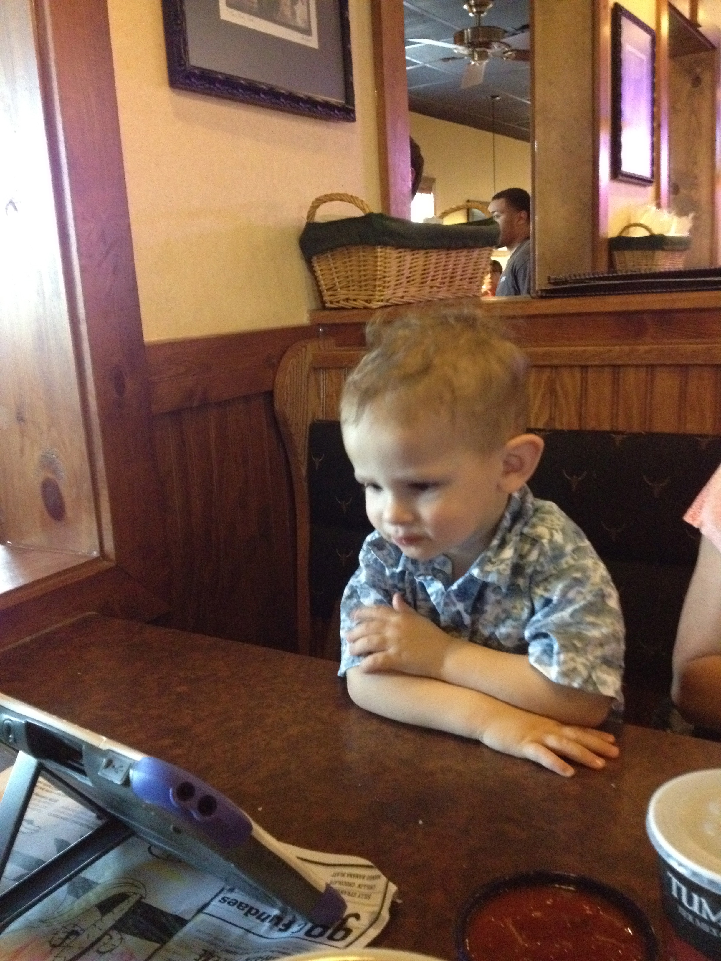 Finally, we can go out to eat again.