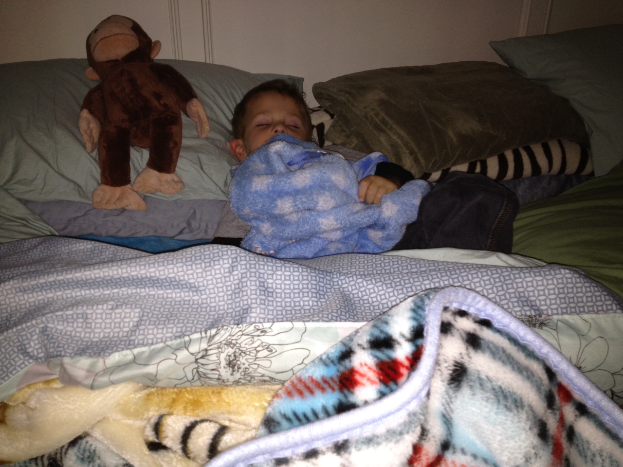 Luke in "his" bed...